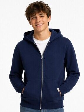 Weatherproof Vintage Navy Full Zip Hoodie Youth Size Lg (14/16)